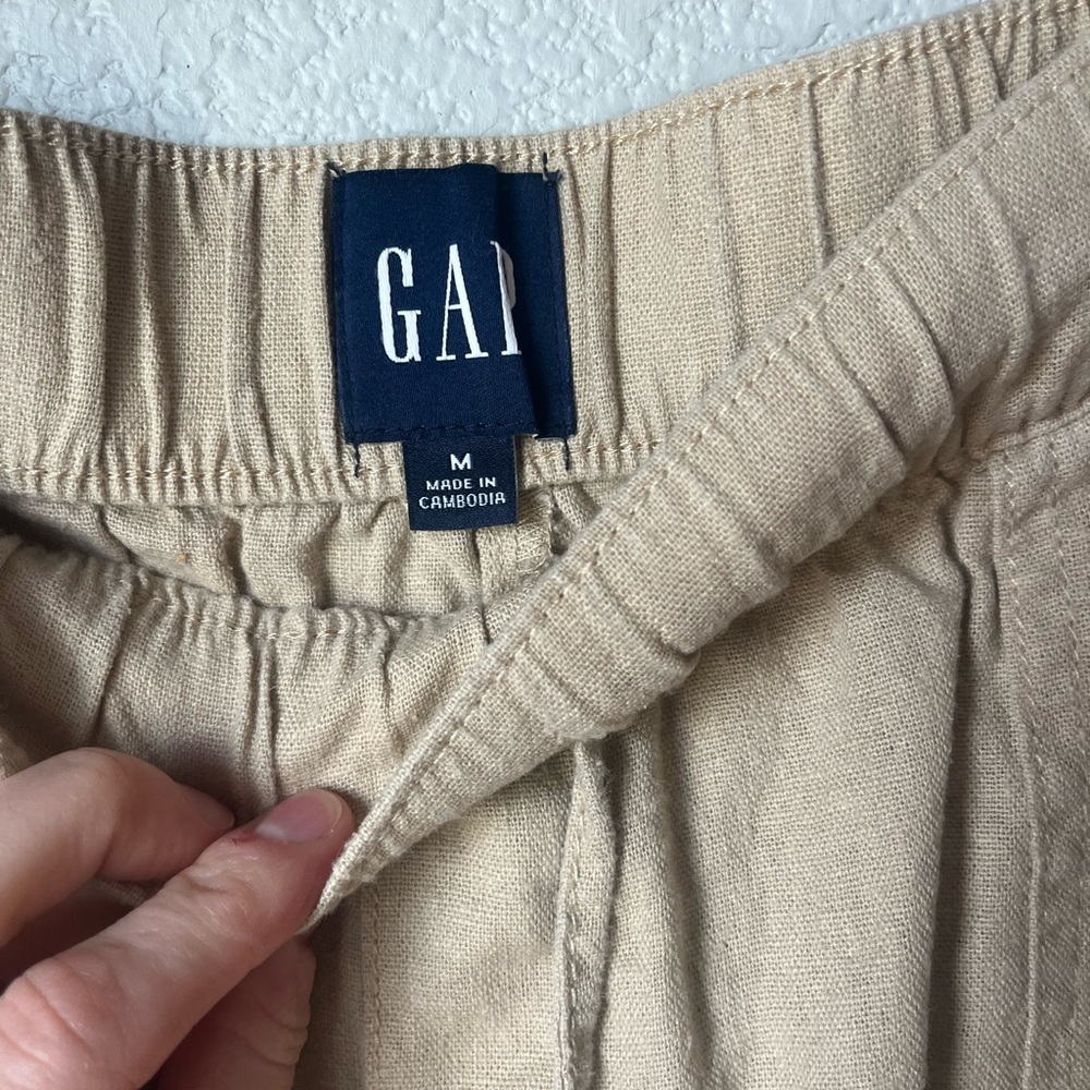 GAP Linen Blend Khaki Chinos - Picture 4 of 5